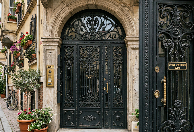 Gaziosmanpaşa Apartman Giriş Kapısı