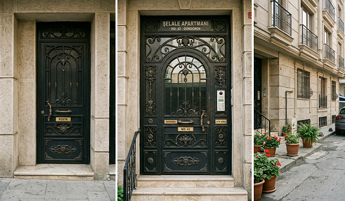 Güngören Apartman Giriş Kapısı