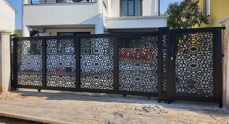 Kadıköy CNC Kesim Bahçe Giriş Kapısı