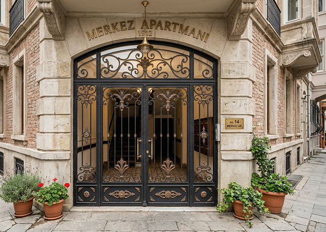Küçükçekmece Apartman Giriş Kapısı