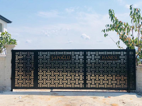 Pendik CNC Kesim Bahçe Giriş Kapısı